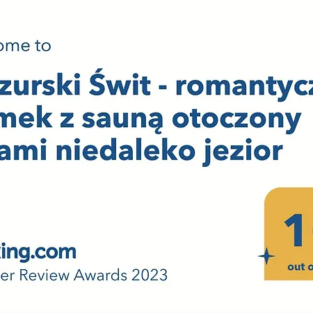 Mazurski Swit - Romantyczny Domek Z Sauna Otoczony Lakami Niedaleko Jezior Σπίτι διακοπών